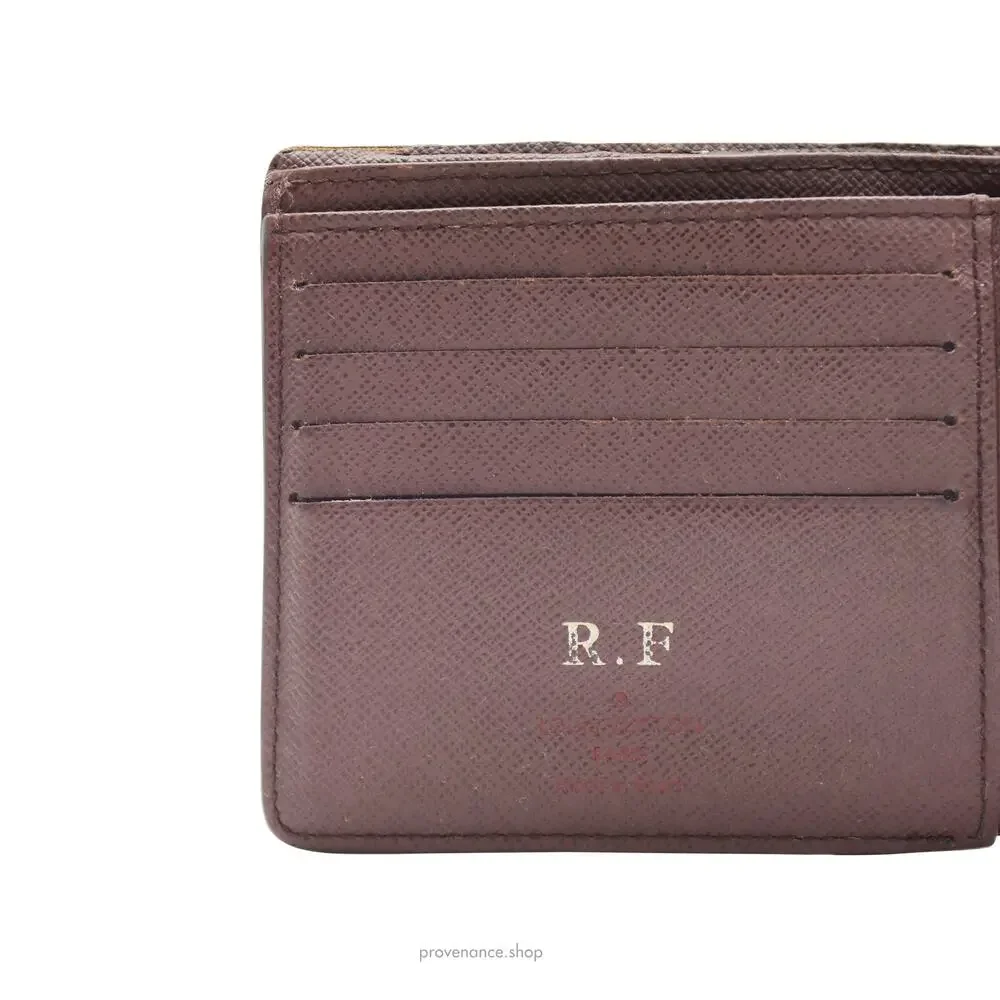 🔴 Louis Vuitton Marco Wallet - Damier Ebene